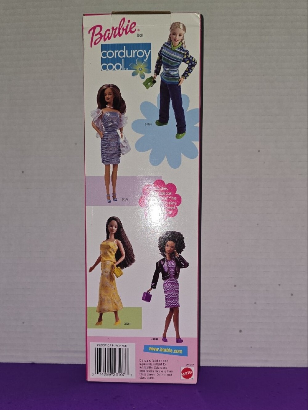 Barbie Corduroy Cool Doll with Green Striped Outfit - Picture 8 of 8